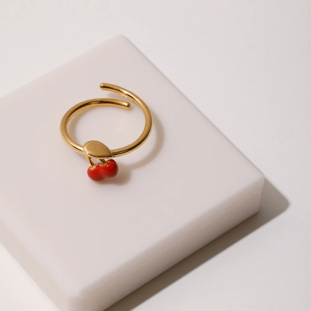 Darling ring enamel collection, vergoldet - Image 3