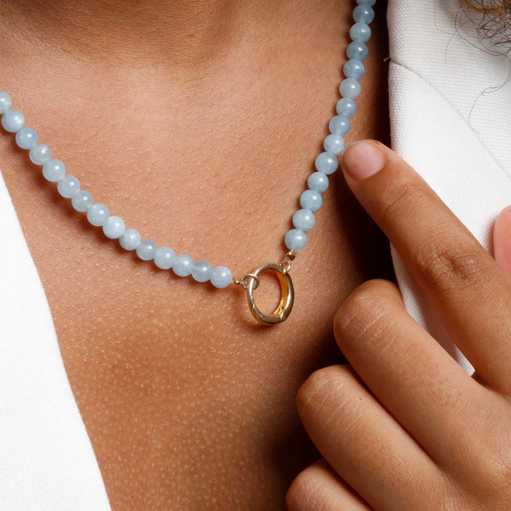 Gemstone Charm Lock Chain - Image 6