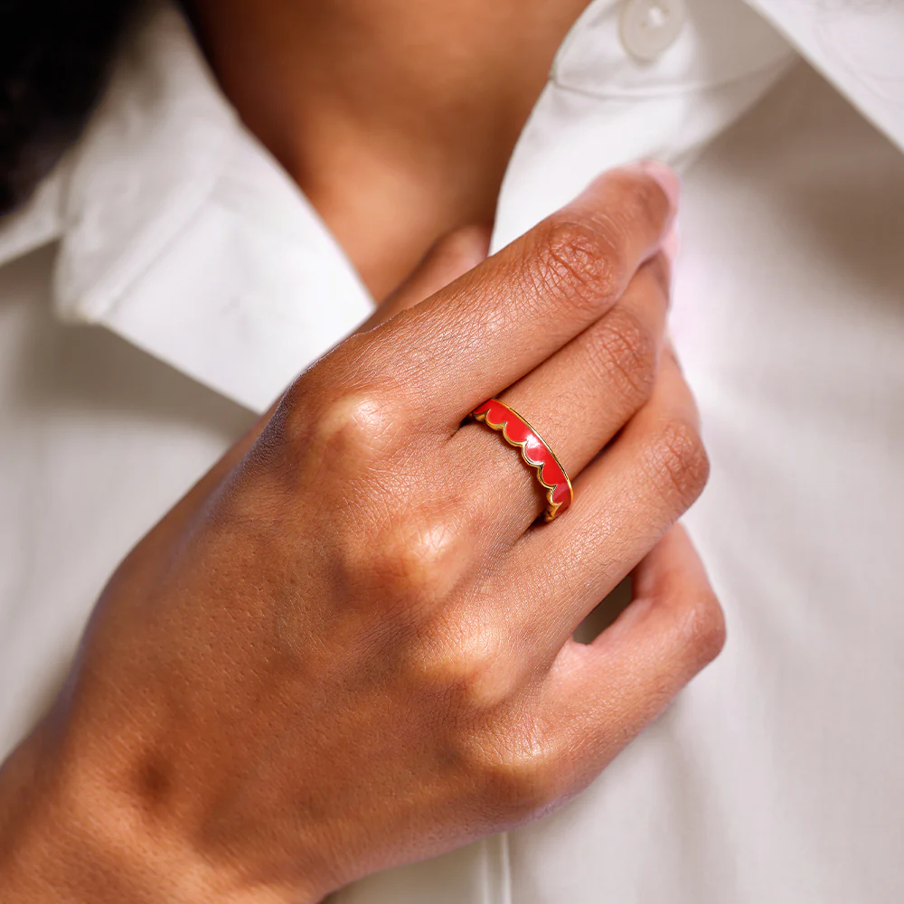 Lace Ring - Brass - Image 2