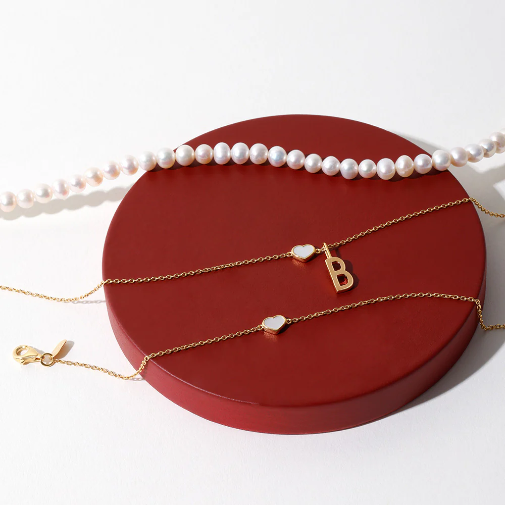 Pearl Little Big Love Armband, vergoldet - Image 3