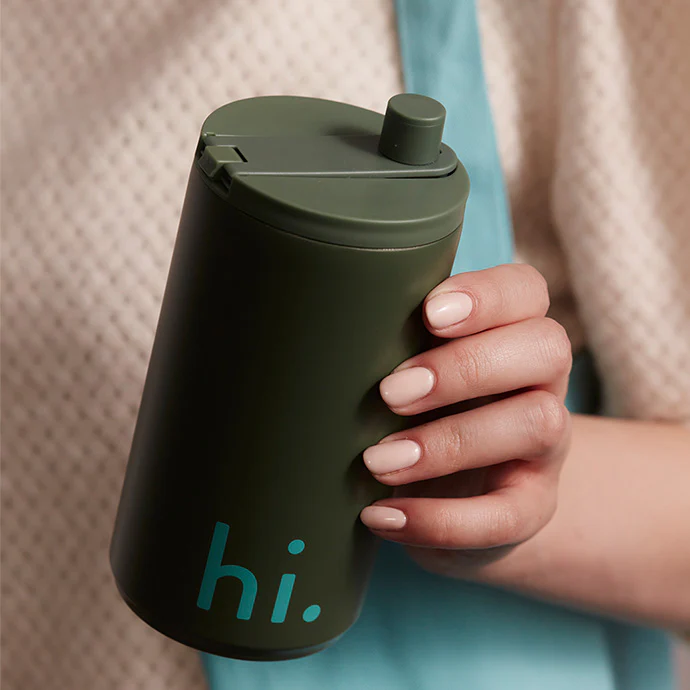 Reisebecher 350ml – Myrtle Green, Hi - Image 2