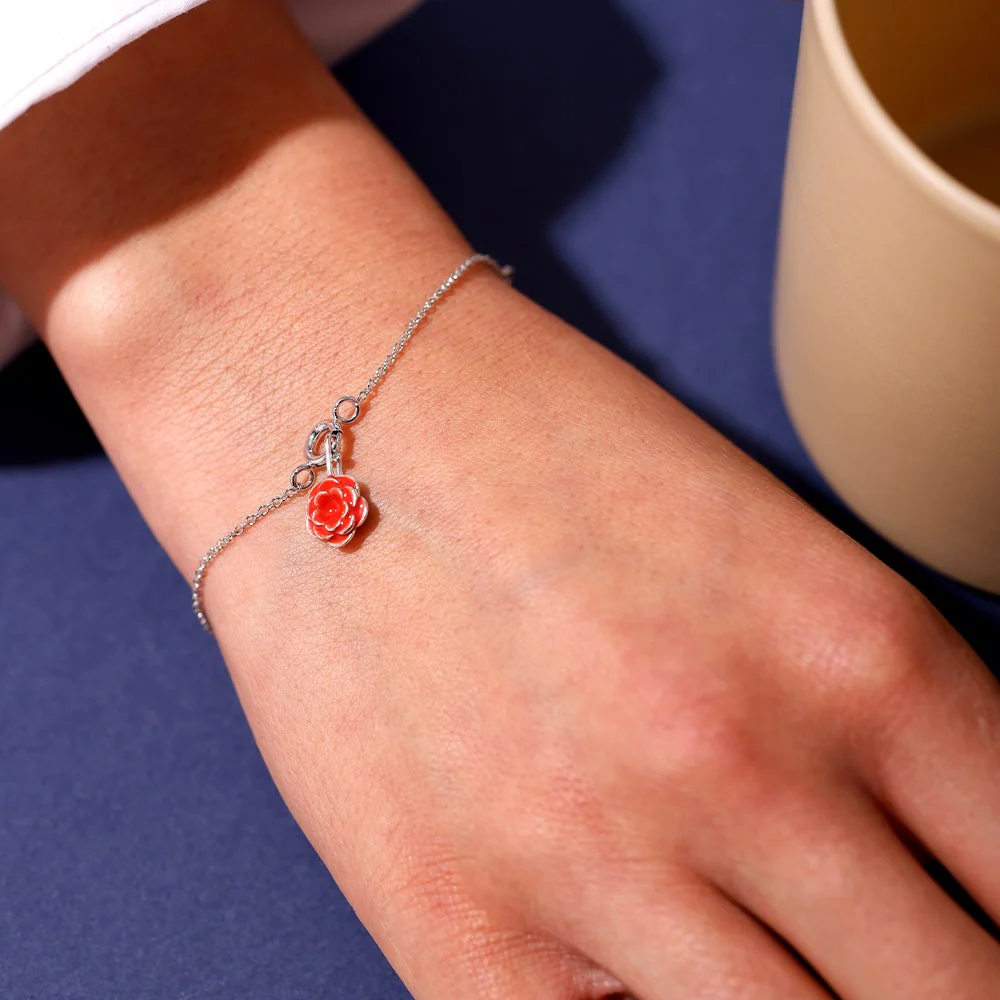 Ruth Anchor charm lock Armband, Silber - Image 2