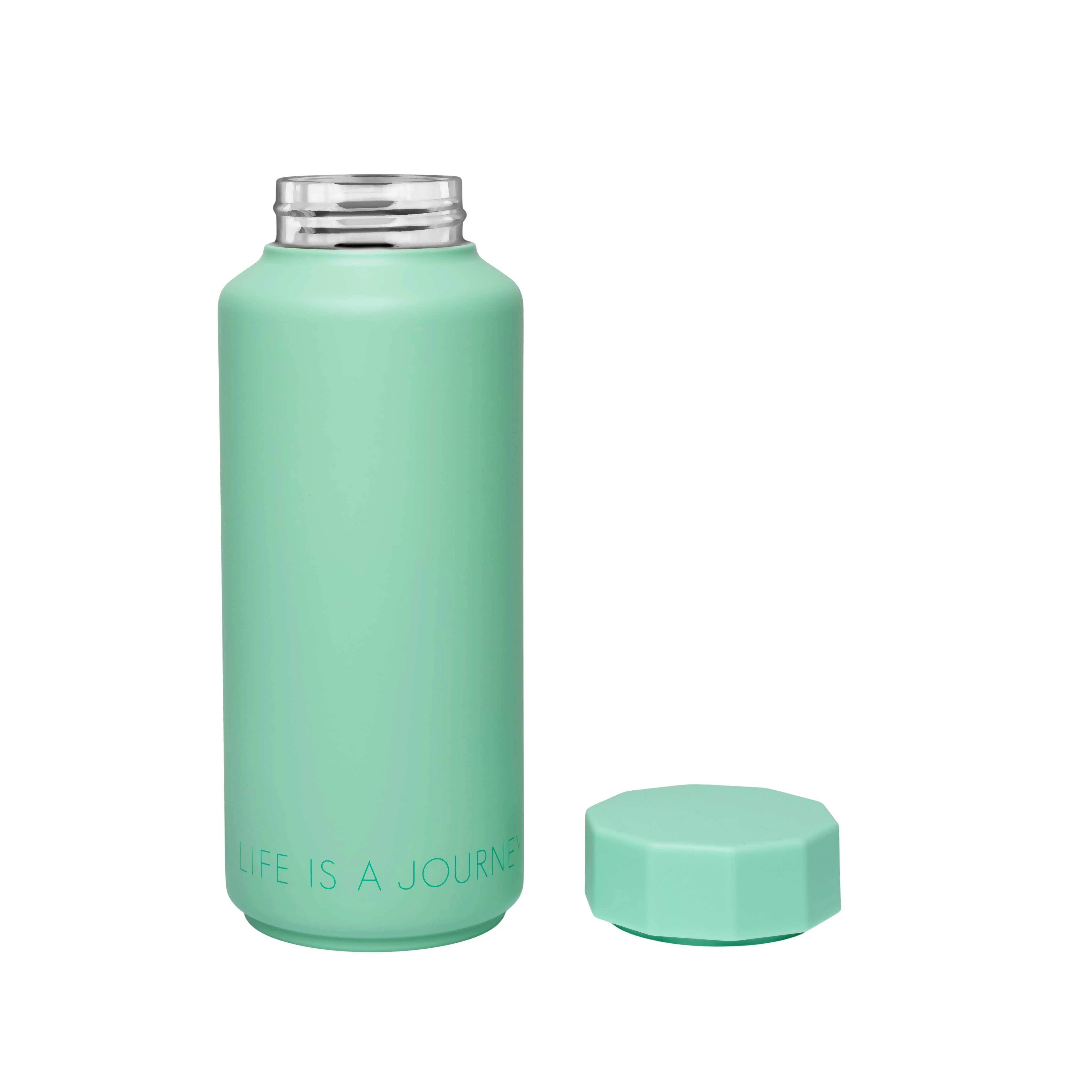 Thermoflasche – Grün, Life is - Image 2