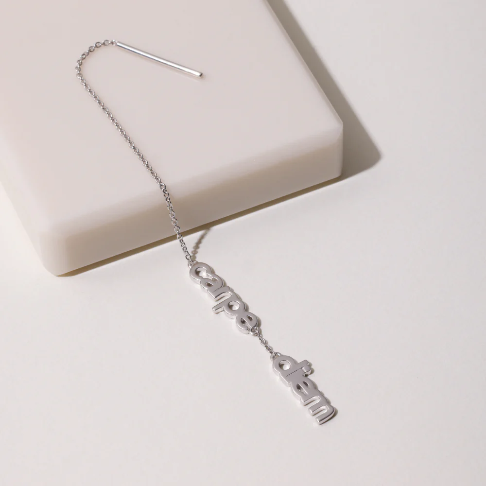 Vocabulary Ohrkette, Silber - Image 3